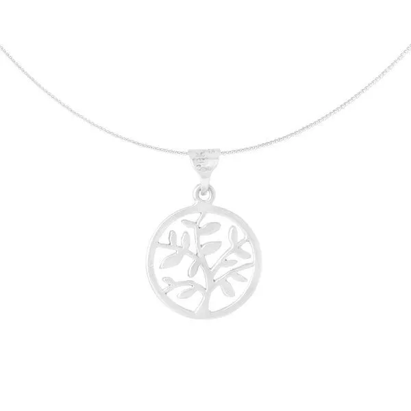 pakilia pakilia Kette Silber Baum minimalistisch sustainable handmade Fair-Trade – Produktbild 1 von 4