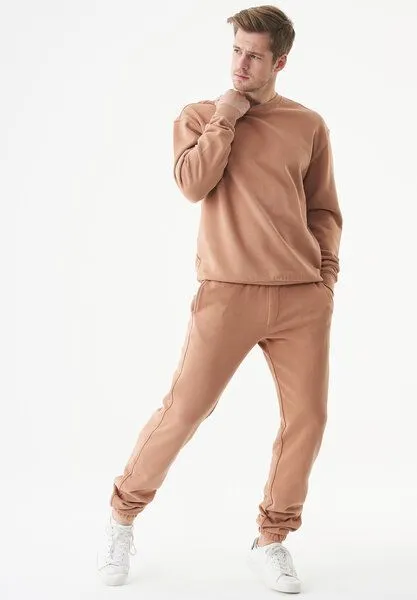 ORGANICATION ORGANICATION ESSENTIALS-PARS- Soft Touch Sweathose aus Bio-Baumwolle, Light brown, – Produktbild 2 von 3