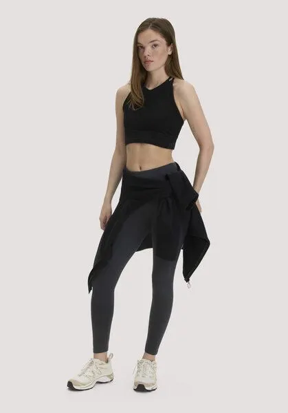 hessnatur hessnatur Leggings Medium Cut ACTIVE LIGHT aus Bio-Baumwolle, Schwarz, – Produktbild 1 von 7