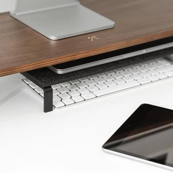 Woodcessories Woodcessories Monitorständer aus nachhaltigem Holz, Walnuss/schwarz, – Produktbild 8 von 8