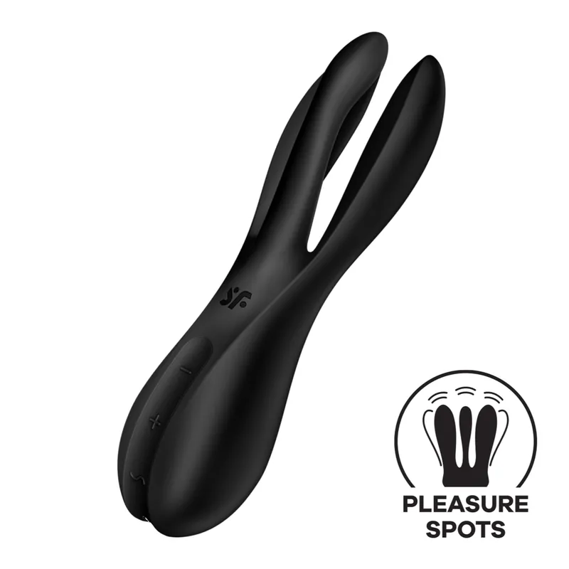 Satisfyer Satisfyer Threesome 2, 14 cm, Schwarz, – Produktbild 1 von 1