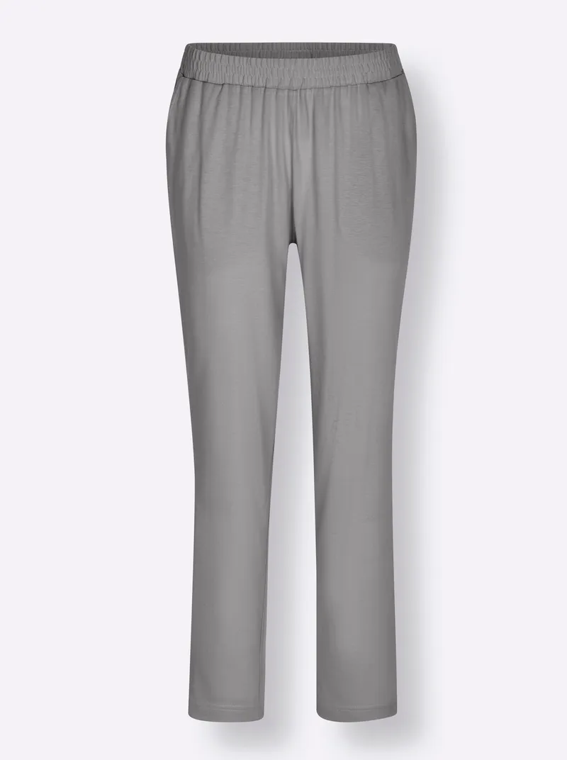 wäschepur Schlafanzug-Hose steingrau, Steingrau, – Produktbild 1 von 2