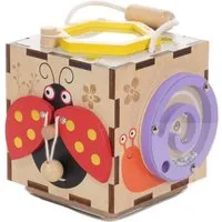 EverEarth EverEarth 6-in-1 Mini Garten Abenteuer Aktivitätswürfel aus Holz Maße ca. 16 x 15 x 15 cm – Produktbild 1 von 1