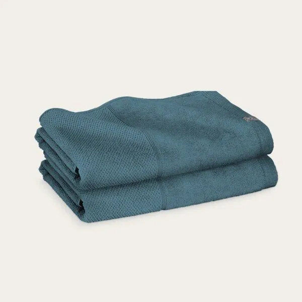 KUSHEL KUSHEL The Bath Towel Duo, Pacific petrol blau grün, – Produktbild 1 von 2