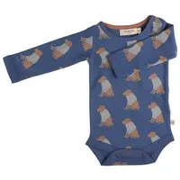 Pigeon by Organics for Kids Pigeon by Organics for Kids Kinder-Langarmbody mit Aufdruck, Labrador-night blue (blau), – Produktbild 1 von 1