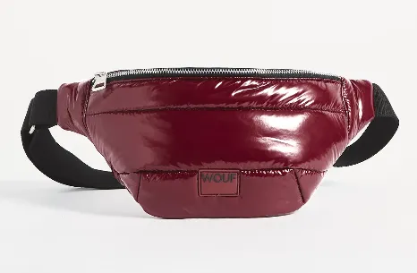 WOUF Wouf Quilted Collection Waist Bag Glossy burgundy, Red, – Produktbild 1 von 1
