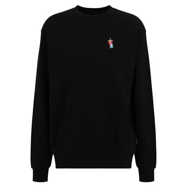 Iriedaily Iriedaily Minican Crewneck, Schwarz, – Produktbild 1 von 3