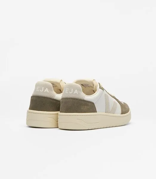 Veja Veja Herren-Sneaker V-82 Grained Leather White-Natural-Kaki – Produktbild 3 von 3