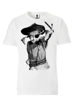 LOGOSH!RT LOGOSH!RT Pippi Langstrumpf Pirat Organic T-Shirt Print Unisex – Produktbild 1 von 1