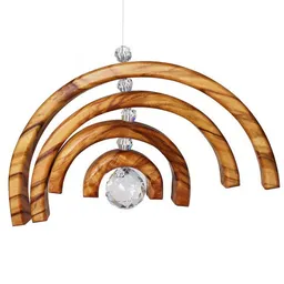 Mitienda Shop Mitienda Shop Regenbogen mit Bleikristallen |Fensterschmuck aus Holz – Produktbild 1 von 1