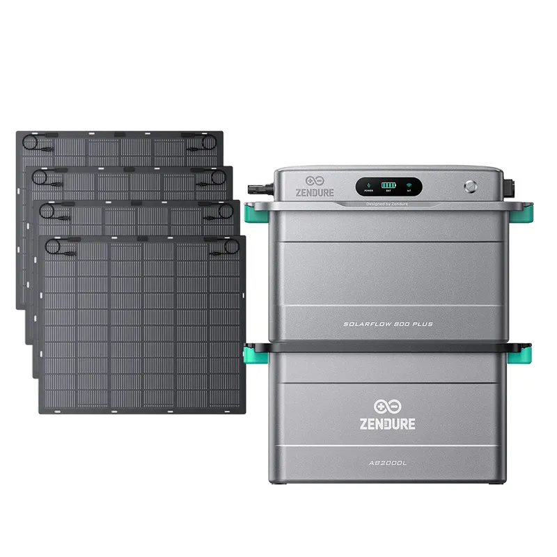 Zendure Deutschland Zendure SolarFlow 800 Plus: Balkonkraftwerk-Speicher mit top Preis-Leistung, SolarFlow 800 Plus / 1*AB2000L (1.92 kWh) / 4*230W Flexible (920Wp) – Produktbild 1 von 1