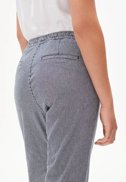 ARMEDANGELS ARMEDANGELS RUTAA - Damen Boyfriend Fit Mid Waist aus Bio-Baumwoll Mix, Rå stripe, – Produktbild 3 von 4