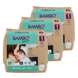 Bambo Nature Bambo Nature Windel Größe 1 (66 Stück) – Produktbild 1 von 1