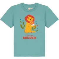 watabout kids watabout.kids T-Shirt Kinder Löwen Kleiner Bruder, Teal monstera, – Produktbild 1 von 1