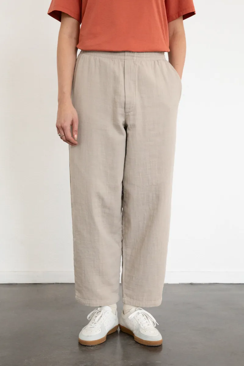 Rotholz Rotholz Damen vegan Hose Wide Sand, Beige, – Produktbild 2 von 2