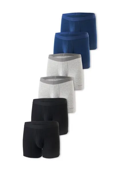 ORGANICATION ORGANICATION BRUNNO | Boxer Brief aus Bio-Baumwolle und TENCEL Modal im 6er-Pack, Mix-26, – Produktbild 1 von 4