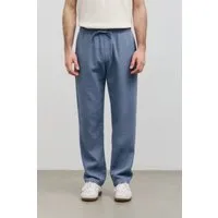 Rotholz Rotholz Herren vegan Hose Nadelstreifen Steinblau – Produktbild 1 von 1