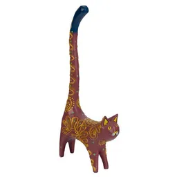 El Puente El Puente Deko-Katze / Ringhalter | Fair Trade & Handmade aus Indien – Produktbild 1 von 1