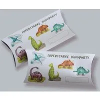 Fines Papeterie Fines Papeterie 5 Schachteln DINO * Kindergeburtstag * Kissenverpackungen für Gastgeschenke * Verpackungen für Kinder * Geschenkverpackungen – Produktbild 1 von 1