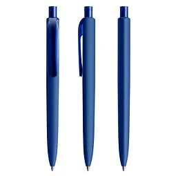 prodir prodir® Druckkugelschreiber DS8 Soft Touch PRR Push, blaue Mine, klassikblau – Produktbild 1 von 1
