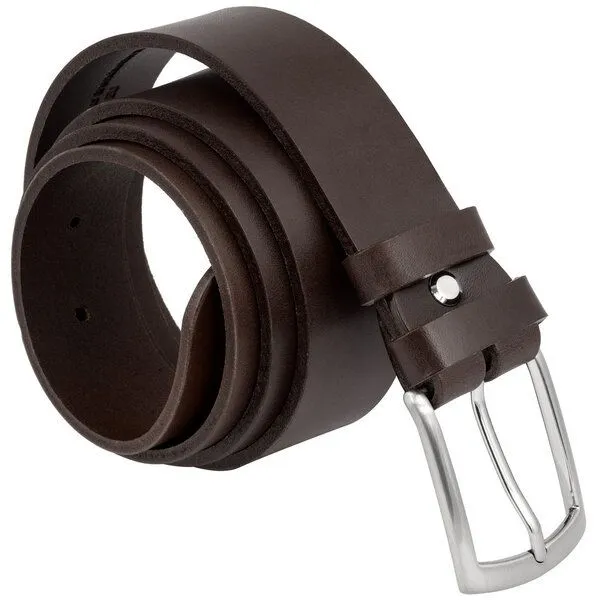 Simaru Simaru Ledergürtel Buenos Aires 35mm / Leder pflanzlich gegerbt, Braun, – Produktbild 1 von 4