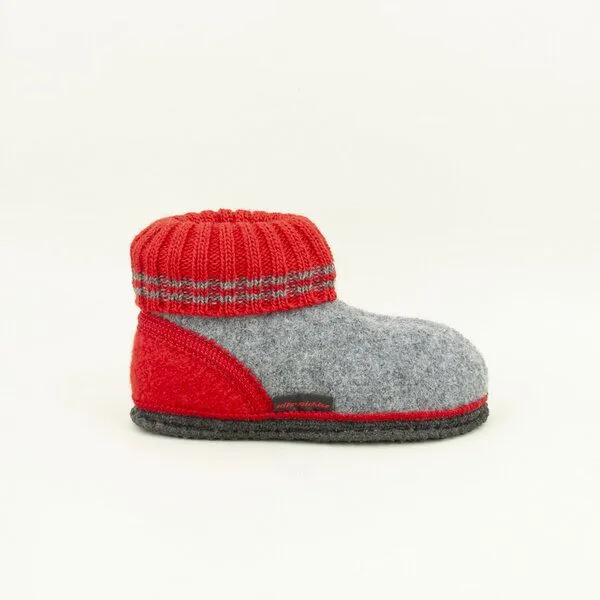 Kitz-Pichler Kitz-Pichler Walkpantoffel Oetz Kinder, Grau, – Produktbild 3 von 4