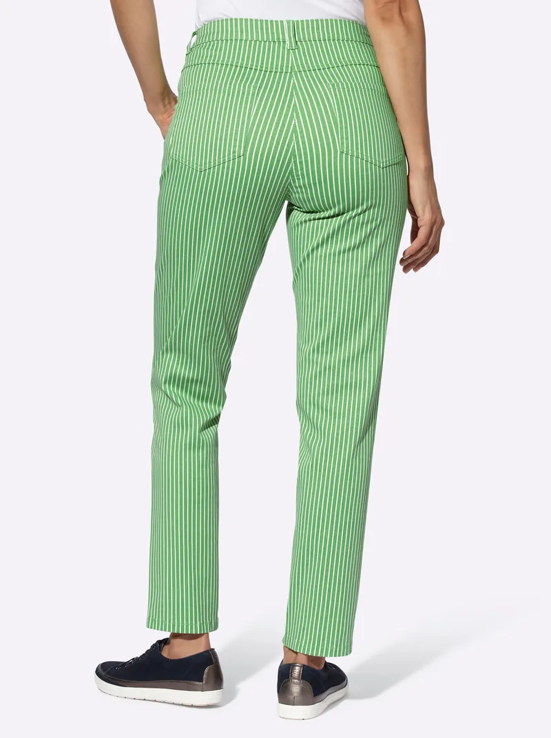 Witt Jeans apfel-weiß-gestreift, Apfel-weiß-gestreift, – Produktbild 3 von 3