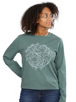Life-Tree Life-Tree Longsleeve aus Biobaumwolle Fairwear für Damen YinYang – Produktbild 1 von 1