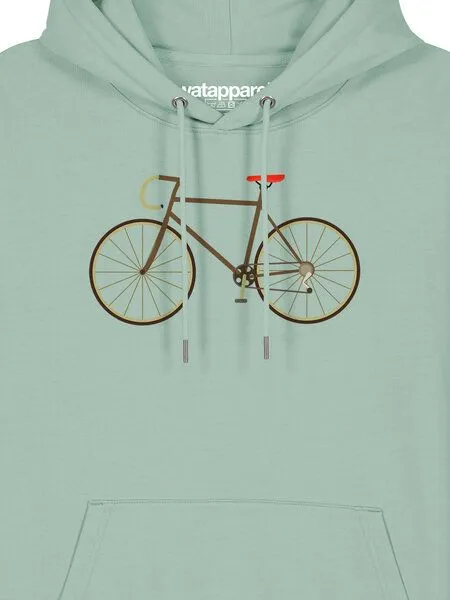 watapparel watapparel Hoodie Unisex Fahrrad, Aloe, – Produktbild 3 von 3