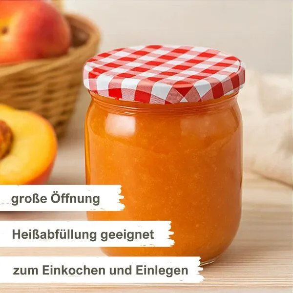 mikken mikken Einmachgläser 540ml mit Schraubdeckel – Produktbild 7 von 8
