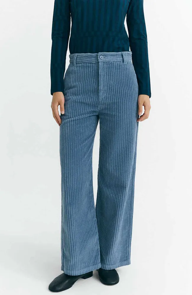 thinking mu Thinking MU Damen vegan Hose Karina Fuzz Blue, Blau, – Produktbild 1 von 2