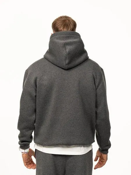 saved lab saved lab SL-600 Hoodie Grey Melange – Produktbild 4 von 4