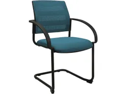 Topstar Topstar Besucherstuhl "AIRWORK MEETING 20.1" mit Armlehnen, petrol – Produktbild 1 von 1