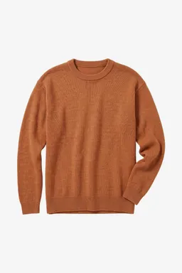 KnowledgeCotton Apparel KnowledgeCotton Apparel Herren vegan Pullover Soufflé Garn Lion Braun – Produktbild 1 von 1
