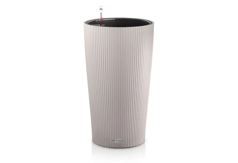 Lechuza® Lechuza® Pflanzkübel Pflanzsäule Cilindro Color 32 sandbraun (Komplettset), Braun, – Produktbild 1 von 4