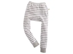 HANS NATUR Kinder Unterhose lang Bio-Baumwolle grau-off white Gr.122/128 – Produktbild 1 von 1