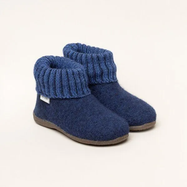 Gottstein Gottstein Kinder Hüttenschuh Alpine Boot RU für Jungen & Mädchen, Jeansblau, – Produktbild 1 von 4