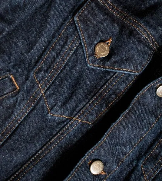 Will's Vegan Shop Will's Vegan Shop Damen Jeansjacke aus recyceltem Denim, Dark blue (blau), – Produktbild 2 von 4