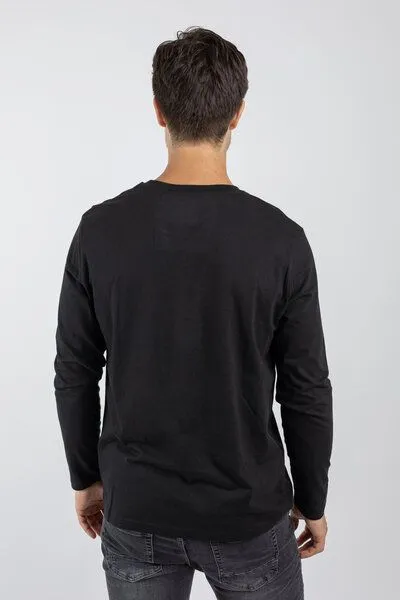 TORLAND TORLAND Herren Longsleeve SHUFFLER, Schwarz, – Produktbild 4 von 4