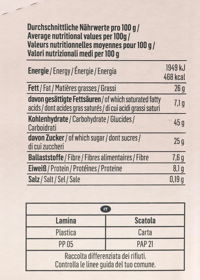 KoRo Bio Cookie Caramelised Almond 12 x 50 g – Produktbild 5 von 5