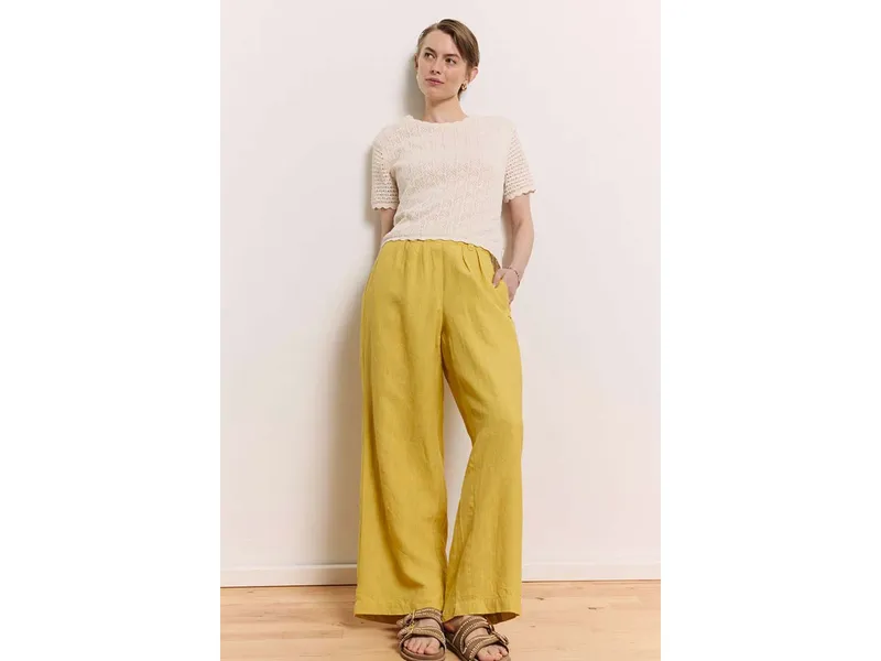Tranquillo Tranquillo Hose Rooxy aus Leinen - mango mint – Produktbild 3 von 7