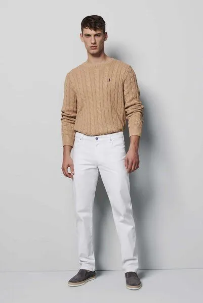 M 5 BY MEYER M 5 BY MEYER Super Stretch Performance Denim, Weiß (white), – Produktbild 1 von 5