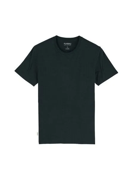 FUXBAU FUXBAU Männer Basic T-Shirt, Schwarz, – Produktbild 3 von 4