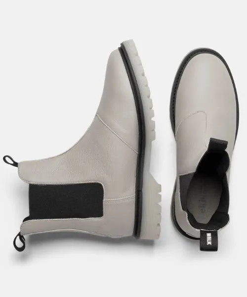 ekn footwear ekn footwear Chelsea Boot Osier - Vegan Leather, Stone (weiß), – Produktbild 4 von 4