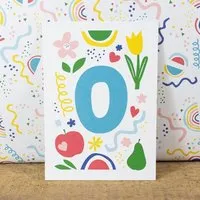 Bow & Hummingbird Bow & Hummingbird Postkarte Zero/Null – Produktbild 1 von 1