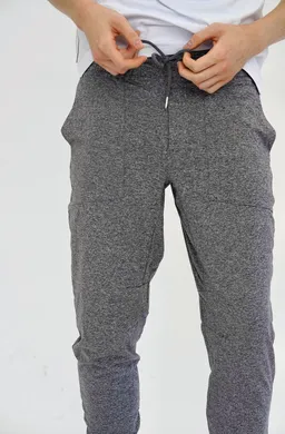 SEAAV SEAAV Herren vegan Sweatpants Poseidon Jogger Shark Heather Grey – Produktbild 1 von 1