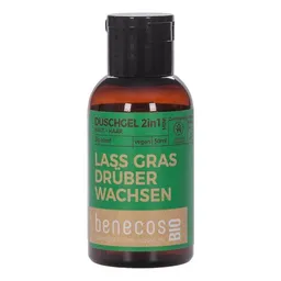 Benecos benecosBIO - Duschgel 2in1 BIOHanf Haut&Haar - LASS GRAS DRÜBER WACHSEN – Produktbild 1 von 1
