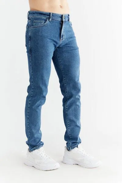Evermind Evermind M's Slim Fit-MG1012, Sapphire blue, – Produktbild 4 von 4