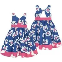 Global Mamas Global Mamas Bio Twirl Kleid - Tropics - Blau – Produktbild 1 von 1
