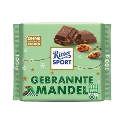 Ritter Sport Ritter Sport Vollmilchschokolade Gebrannte Mandel, 100g – Produktbild 1 von 1